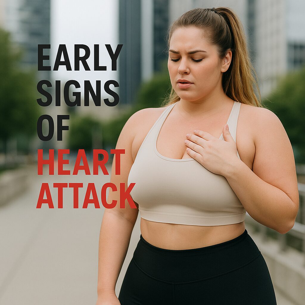 Early signs of a heart attack explained by a cardiologist, including dizziness, fatigue, and chest discomfort.