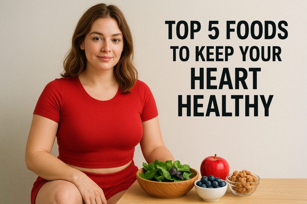 A vibrant bowl of berries, nuts, and leafy greens, showcasing heart-healthy foods for cardiovascular health.